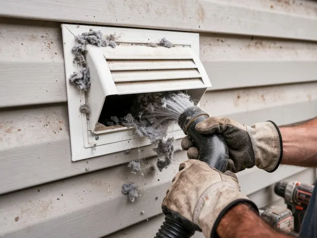 Professional dryer vent cleaning by Canton Dryer Vent Cleaning in Canton