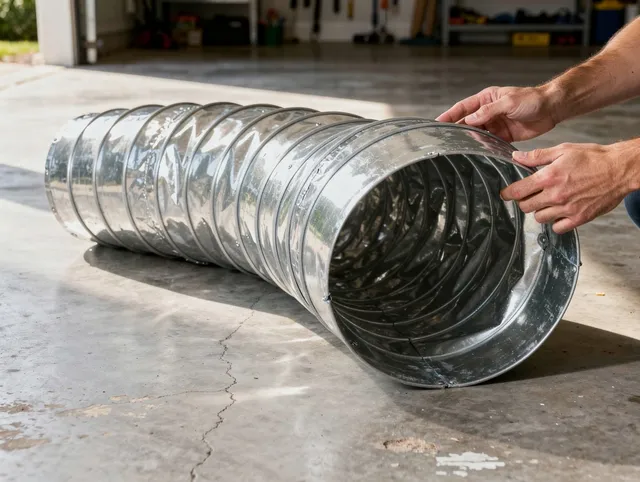 Canton Dryer Vent Cleaning specialist using advanced equipment for thorough duct cleaning in Canton