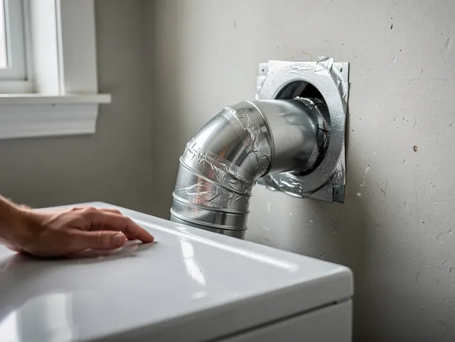 Canton Dryer Vent Cleaning expert performing professional dryer vent repair and installation in Canton